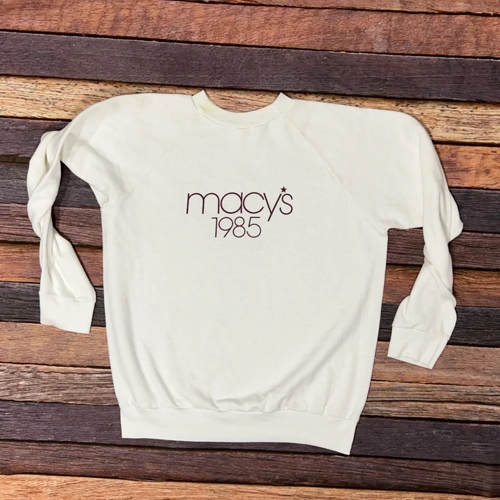 VTG 80s Lisa Does Dallas Macy's 1985 Crewneck Pullover Jumper Sweatshirt